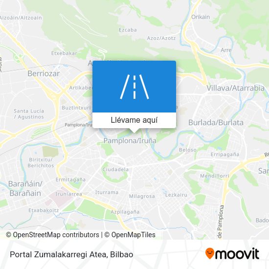 Mapa Portal Zumalakarregi Atea