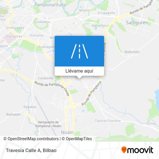Mapa Travesía Calle A