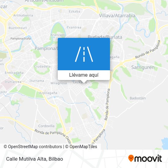 Mapa Calle Mutilva Alta