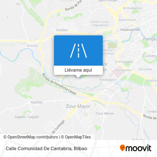 Mapa Calle Comunidad De Cantabria