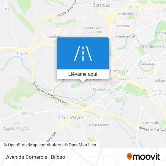 Mapa Avenida Comercial