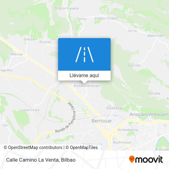 Mapa Calle Camino La Venta