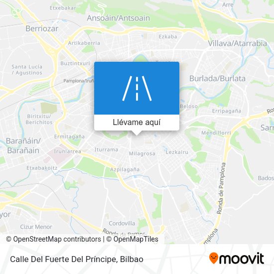 Mapa Calle Del Fuerte Del Príncipe