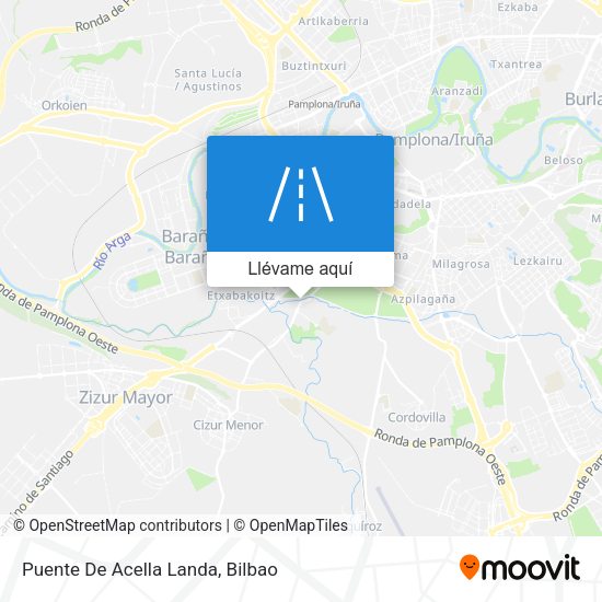 Mapa Puente De Acella Landa