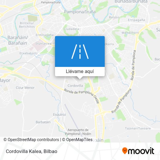 Mapa Cordovilla Kalea