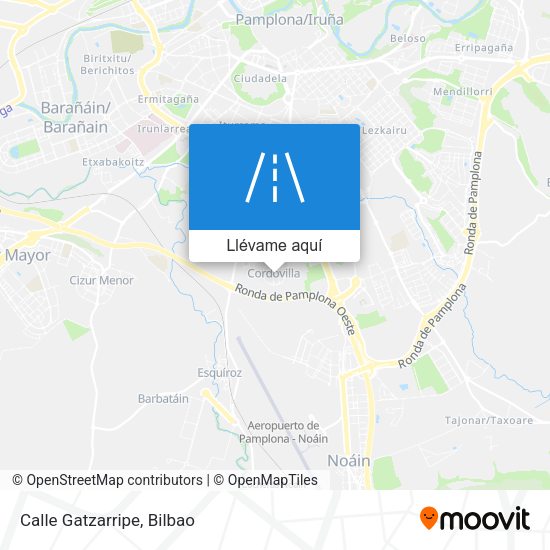 Mapa Calle Gatzarripe
