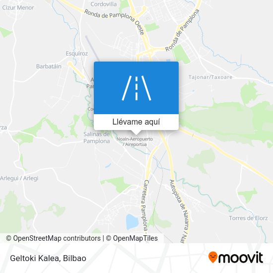 Mapa Geltoki Kalea