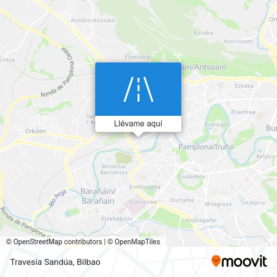 Mapa Travesía Sandúa
