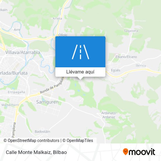 Mapa Calle Monte Malkaiz