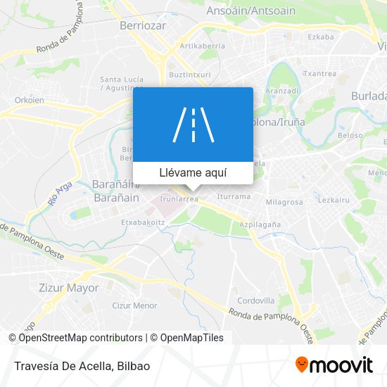 Mapa Travesía De Acella