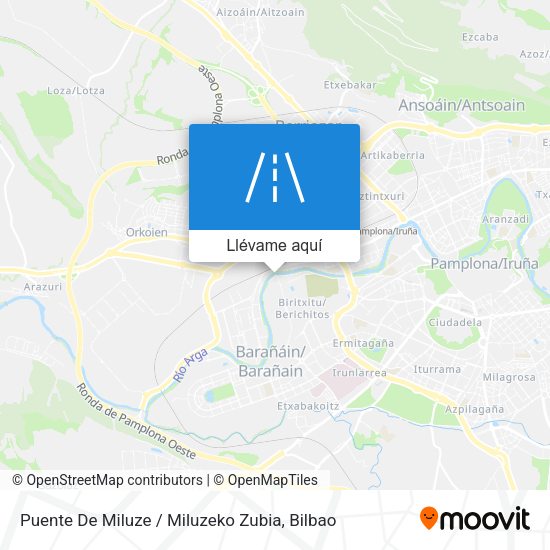 Mapa Puente De Miluze / Miluzeko Zubia