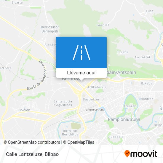 Mapa Calle Lantzeluze