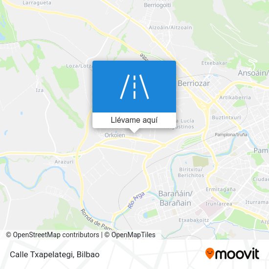 Mapa Calle Txapelategi