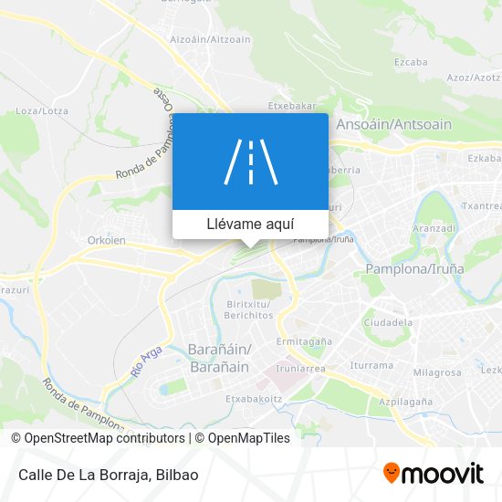 Mapa Calle De La Borraja