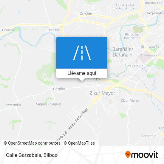 Mapa Calle Garzabala