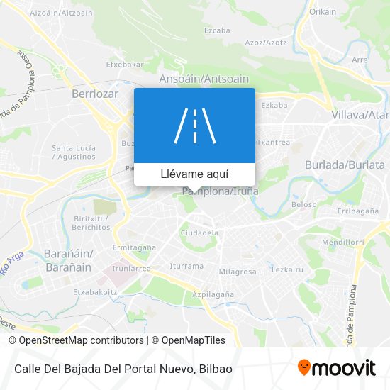 Mapa Calle Del Bajada Del Portal Nuevo