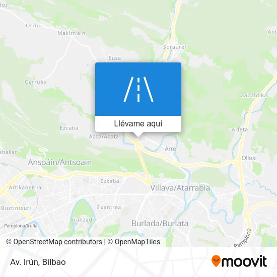Mapa Av. Irún