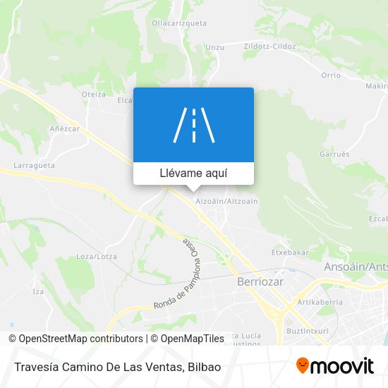 Mapa Travesía Camino De Las Ventas