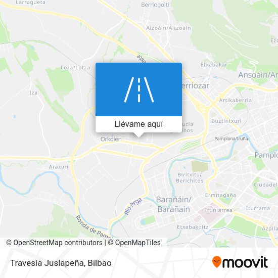 Mapa Travesía Juslapeña