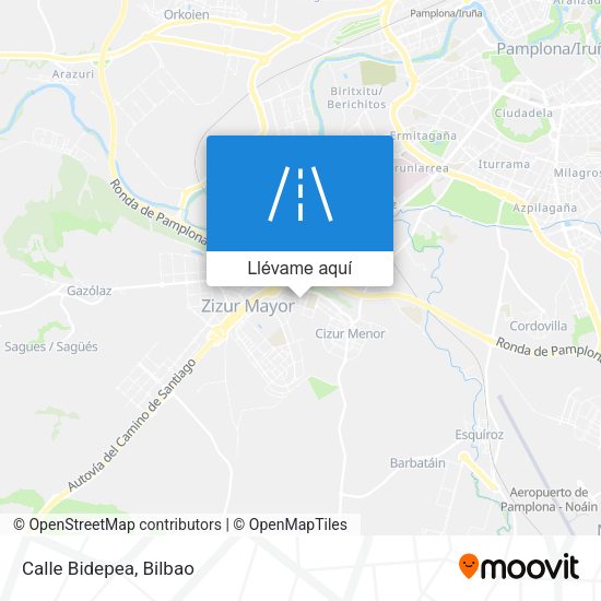 Mapa Calle Bidepea
