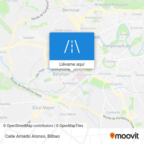 Mapa Calle Amado Alonso