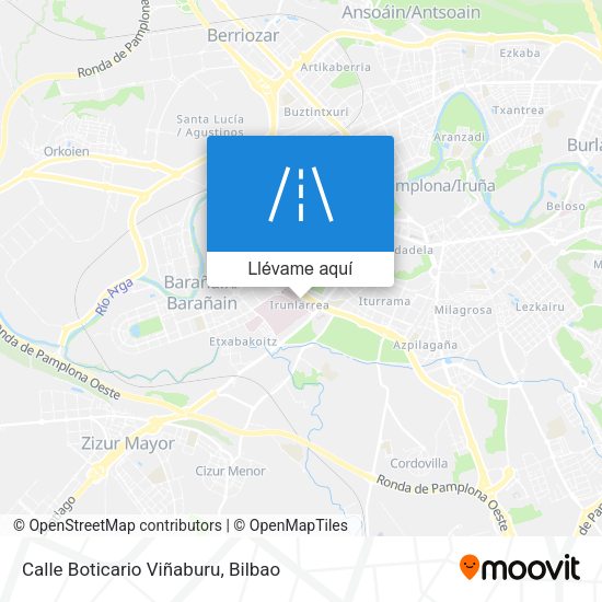 Mapa Calle Boticario Viñaburu