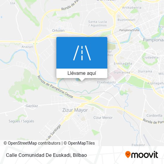 Mapa Calle Comunidad De Euskadi