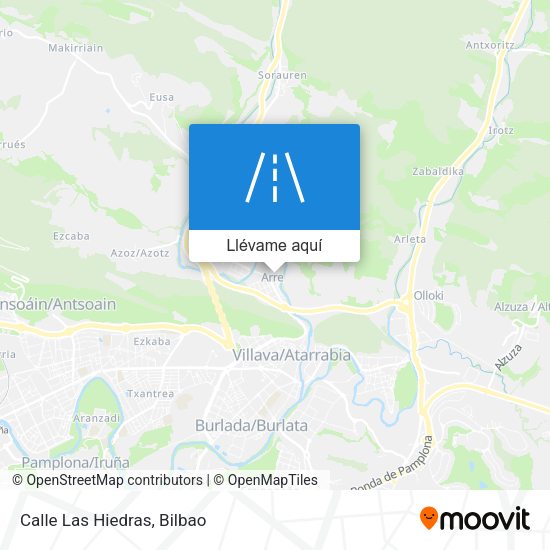 Mapa Calle Las Hiedras