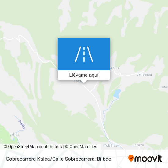 Mapa Sobrecarrera Kalea / Calle Sobrecarrera