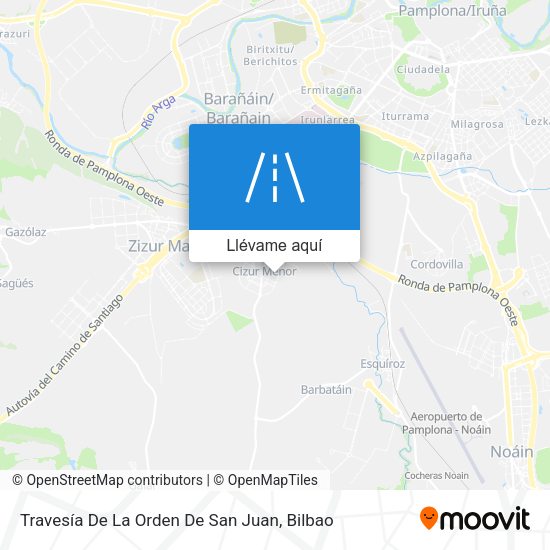 Mapa Travesía De La Orden De San Juan