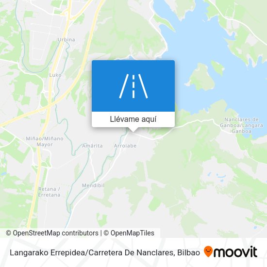 Mapa Langarako Errepidea / Carretera De Nanclares