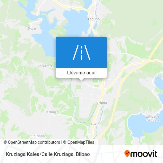 Mapa Kruziaga Kalea/Calle Kruziaga