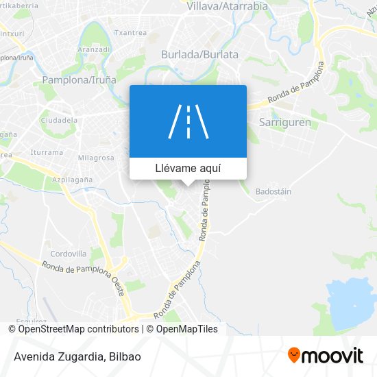 Mapa Avenida Zugardia