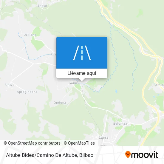 Mapa Altube Bidea/Camino De Altube