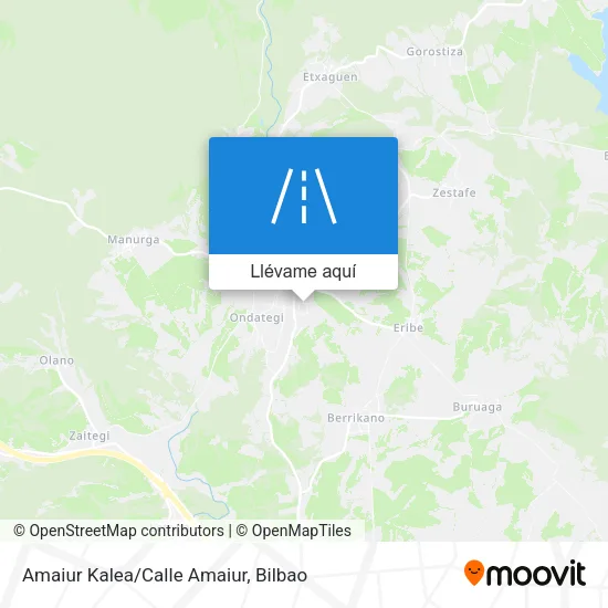 Mapa Amaiur Kalea/Calle Amaiur