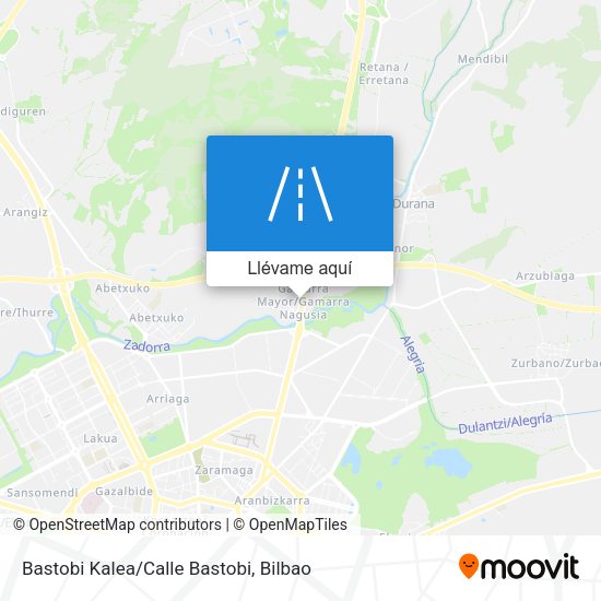 Mapa Bastobi Kalea/Calle Bastobi