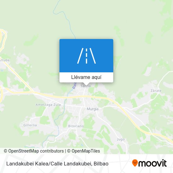 Mapa Landakubei Kalea / Calle Landakubei