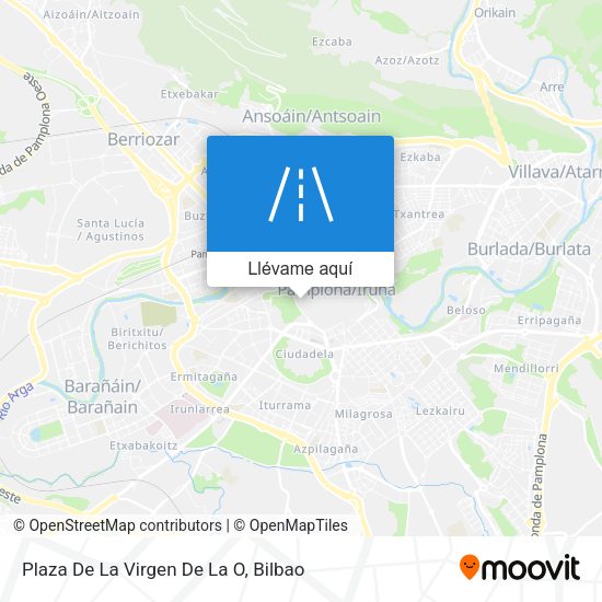 Mapa Plaza De La Virgen De La O