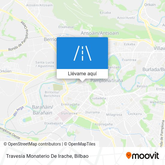 Mapa Travesía Monaterio De Irache