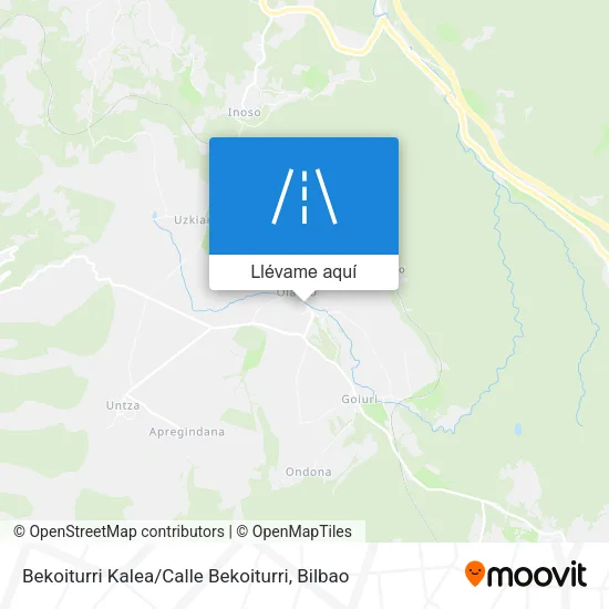 Mapa Bekoiturri Kalea / Calle Bekoiturri