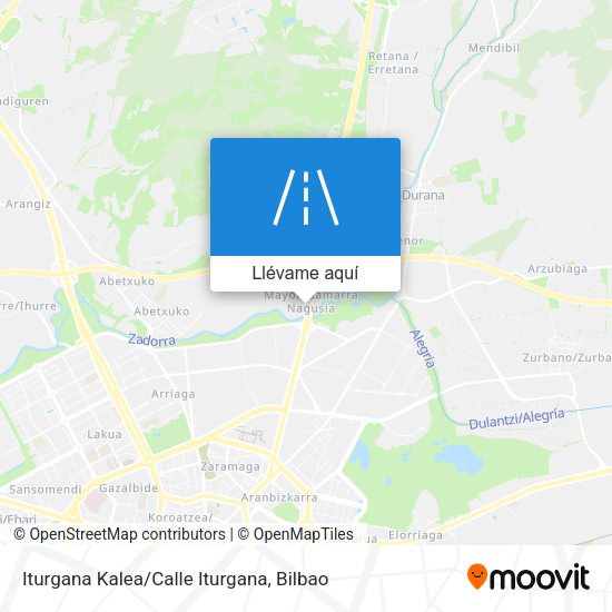 Mapa Iturgana Kalea/Calle Iturgana