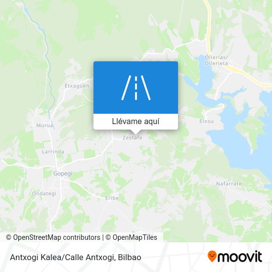Mapa Antxogi Kalea/Calle Antxogi