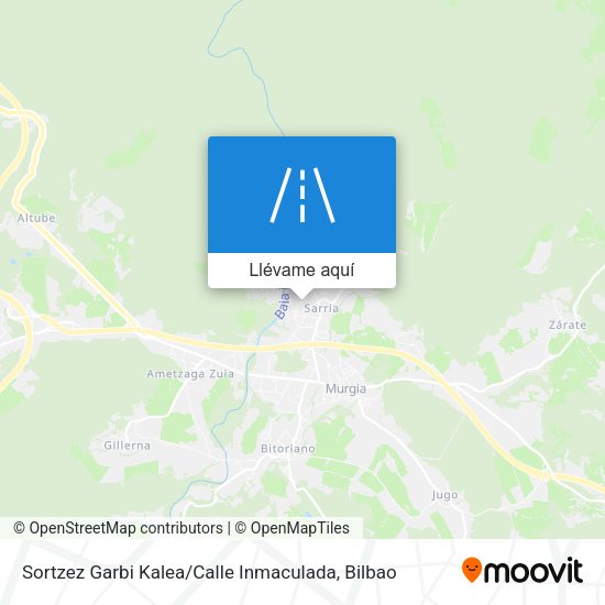 Mapa Sortzez Garbi Kalea / Calle Inmaculada