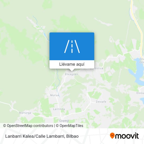 Mapa Lanbarri Kalea/Calle Lambarri