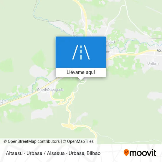 Mapa Altsasu - Urbasa / Alsasua - Urbasa