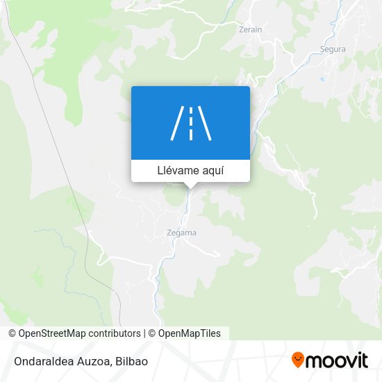 Mapa Ondaraldea Auzoa