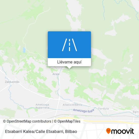 Mapa Etxabarri Kalea / Calle Etxabarri