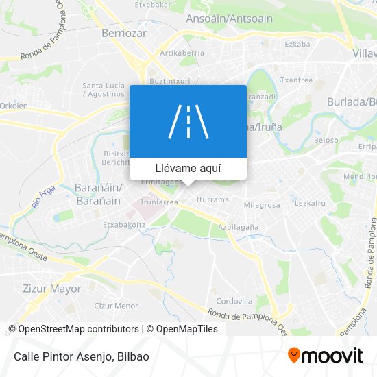Mapa Calle Pintor Asenjo