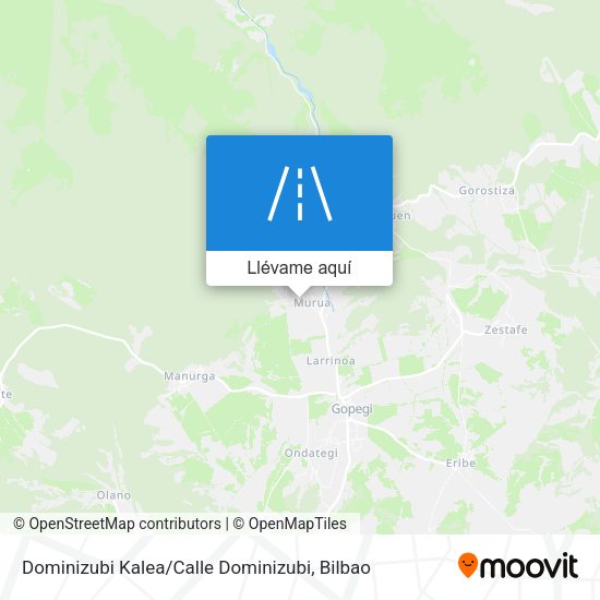 Mapa Dominizubi Kalea / Calle Dominizubi