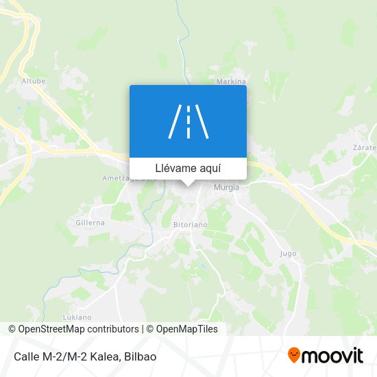Mapa Calle M-2/M-2 Kalea
